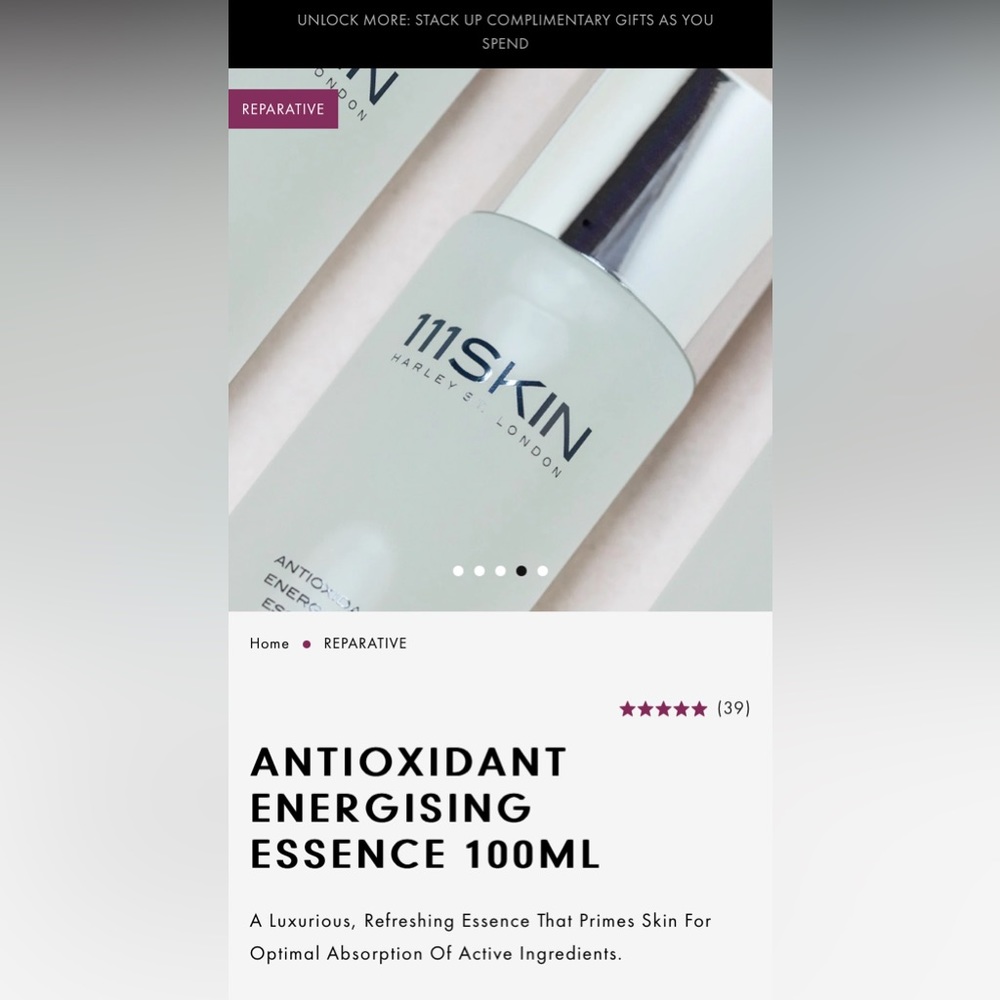 111 Skin Antioxidant Energising Essence